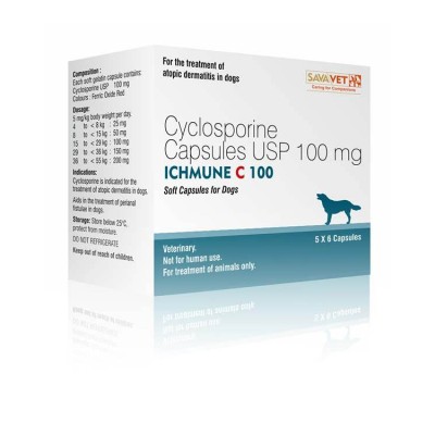 Sava Healthcare Ichmune Cyclosporine Capsules Usp 100 mg